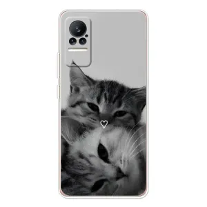 Чехол с рисунком кот на Xiaomi Civi 1S (Пара котов)