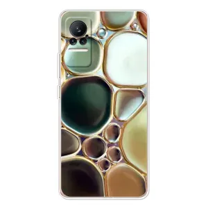 Мраморный чехол на Xiaomi Civi 1S (VPrint) (Радужный Мрамор)
