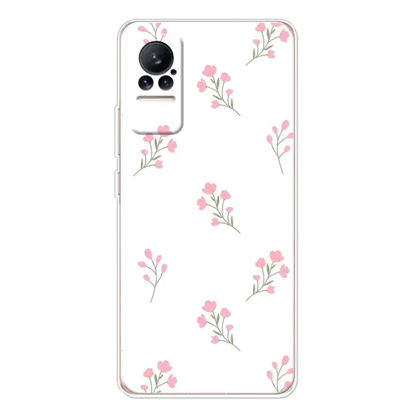 Чехол с принтом «Розовые цветы» для Xiaomi Civi 1S