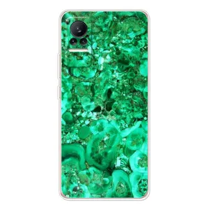 Мраморный чехол на Xiaomi Civi 1S (VPrint) (Салатный Мрамор)