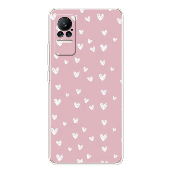 Чехол с принтом «Сердечки на розовом» для Xiaomi Civi 1S Чехол с принтом «Сердечки на розовом» для Xiaomi Civi 1S