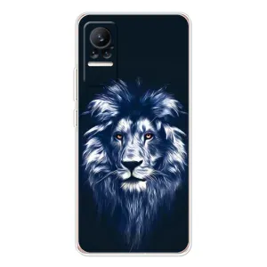 Чохол з картинкою ЛЕВ для Xiaomi Civi 1S (VPrint) (Синій Лев)