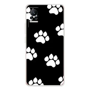 Чехлы с собаками для Xiaomi Civi 1S (VPrint) (Следы собаки)