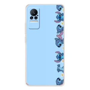 Чехол с принтом Стич на Xiaomi Civi 1S (Стич фон)