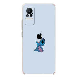 Чехол с принтом Стич на Xiaomi Civi 1S (Stitch apple)