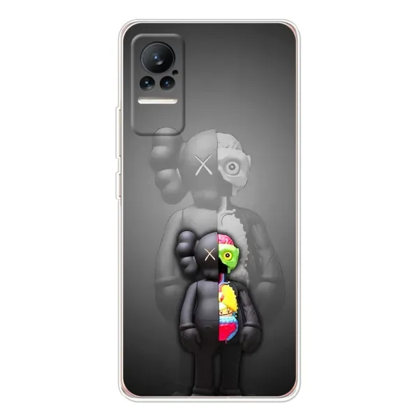 Чехол с принтом «Тело Bearbrick» для Xiaomi Civi 1S