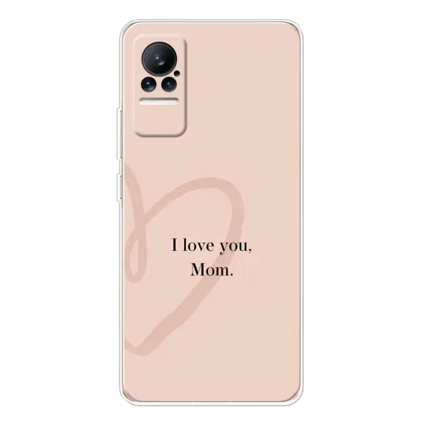 Чехол с принтом «Сердце маме» для Xiaomi Civi 1S