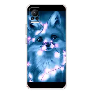 Чехлы с картинкой Лисички для Xiaomi Civi 1S (VPrint) (Яркая лисичка)