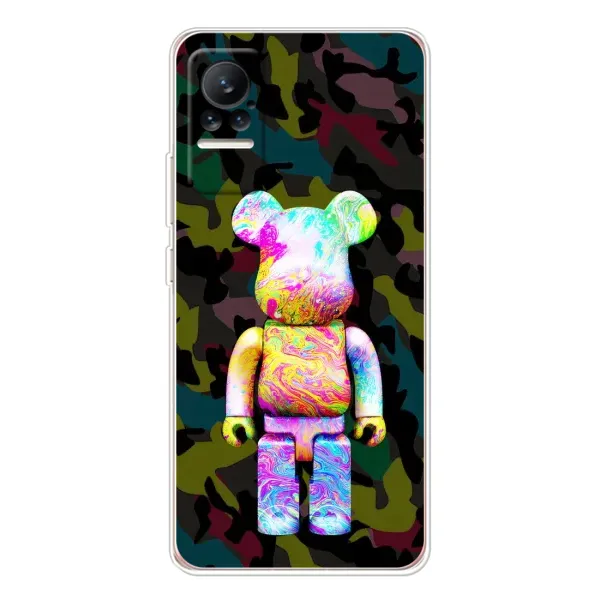 Чехол с принтом «Яркий Bearbrick» для Xiaomi Civi 1S