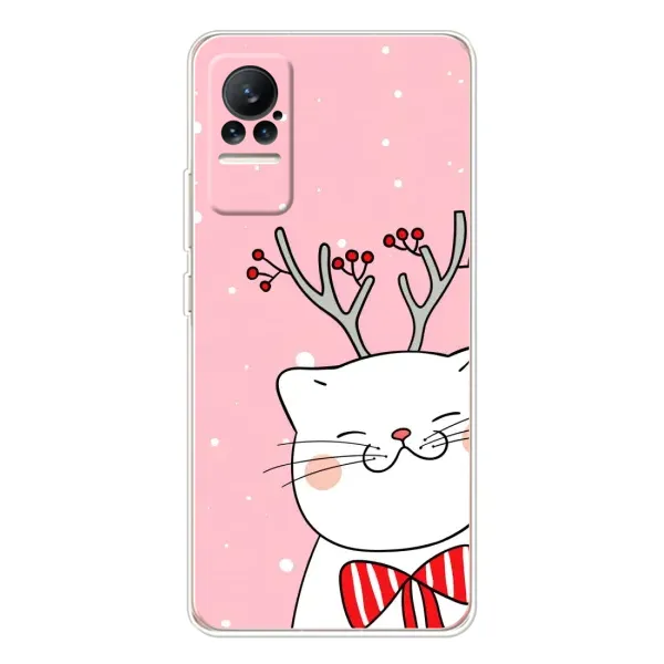 Чехол с принтом «Зимний кот» для Xiaomi Civi 1S