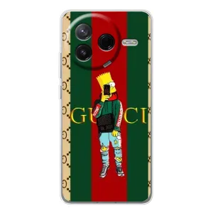 Брендновые Чехлы для Xiaomi Civi 4Pro - (PREMIUMPrint) (Барт ГУЧЧИ)
