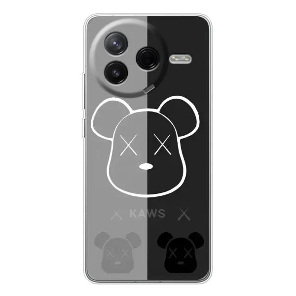 Чехол с принтом «БеарБрик глаза» для Xiaomi Civi 4Pro