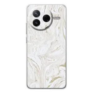 Мраморний чехол на Xiaomi Civi 4Pro (VPrint) (Білий мрамор)