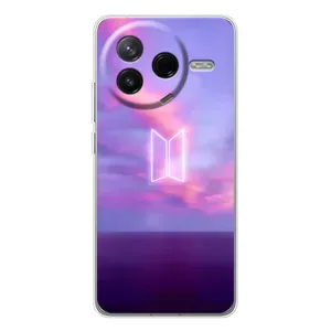 Чехлы BTS для Xiaomi Civi 4Pro (AlphaPrint) (BTS логотип)