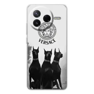 Чехлы VERSACE для Сиви 4Про (PREMIUMPrint) (Доберман Версаче)