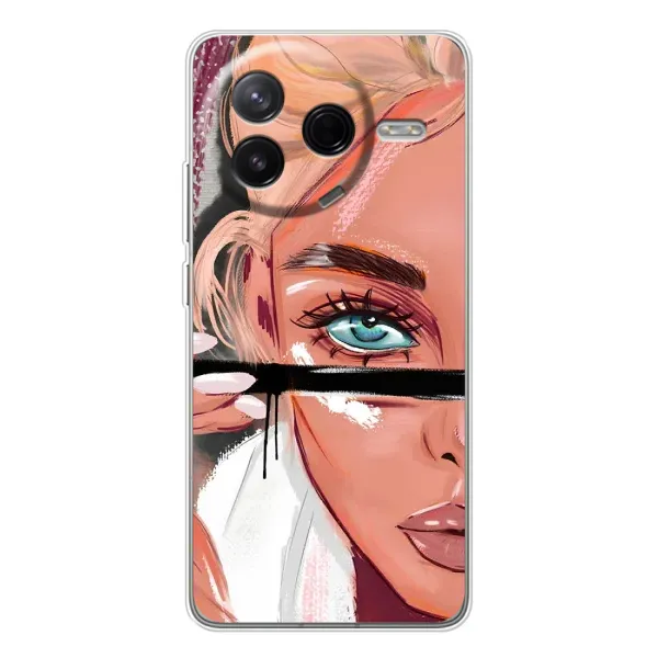 Чохол з принтом «Макіяж» для Xiaomi Civi 4Pro