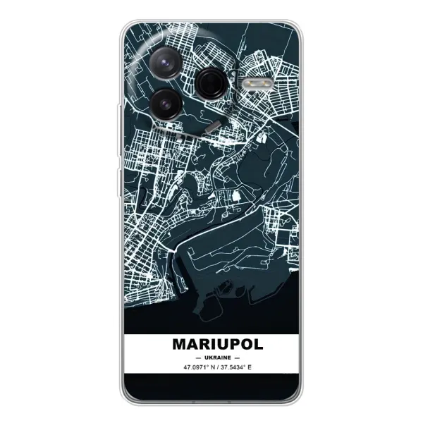 Чохол з принтом «Маріуполь» для Xiaomi Civi 4Pro