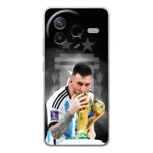 Чехлы для Xiaomi Civi 4Pro (Leo чемпион) (AlphaPrint) (Месси Чемпион)