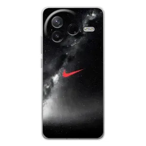 Чехол для Xiaomi Civi 4Pro - с принтом Найк (AlphaPrint) (Найк красный)