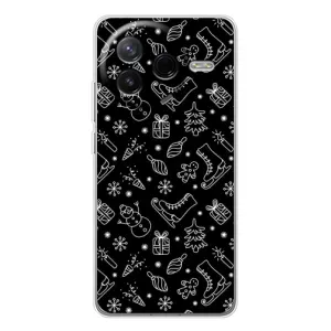 Новорічні, Святкові Чохли для Xiaomi Civi 4Pro - 2024 год (Новорічний фон)