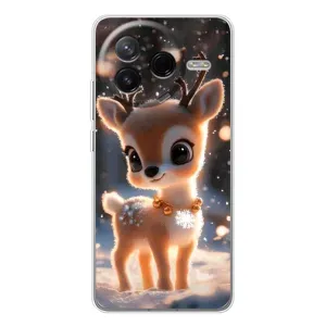 Яскравий чохол для Xiaomi Civi 4Pro з Зимові Оленята (Оленятко)