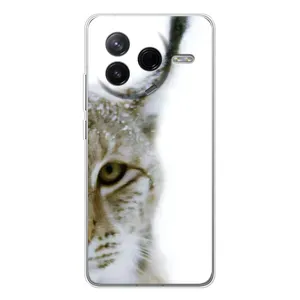 Чехлы с картинками животных Xiaomi Civi 4Pro (Рысь)