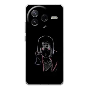 Чехлы на тему: Итачи Учиха для Xiaomi Civi 4Pro (AlphaPrint) (силуэт Итачи)