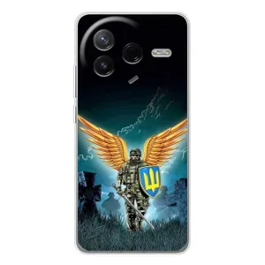 Чехлы с картинкой ЗСУ для Xiaomi Civi 4Pro (AlphaPrint) (Солдат ЗСУ)