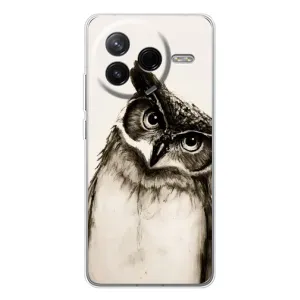 Чехол с птицами на Xiaomi Civi 4Pro (VPrint) (Сова)