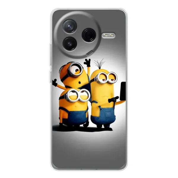 Чехол с принтом «Три миньона» для Xiaomi Civi 4Pro