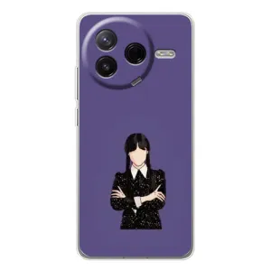 Чохли Венсдей на Xiaomi Civi 4Pro Уенсдей (AlphaPrint) (Венздей у чорному)