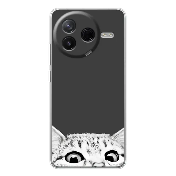 Чехол с принтом «Выглядывает кот» для Xiaomi Civi 4Pro