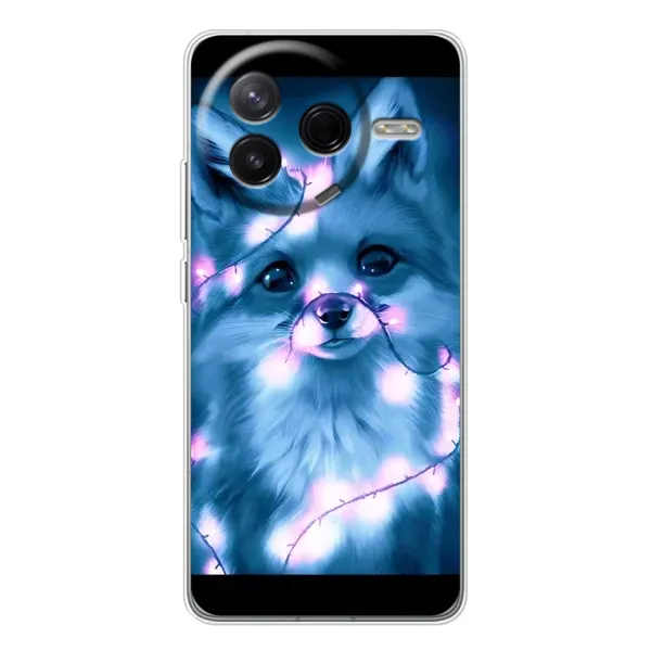 Чехол с принтом «Яркая лисичка» для Xiaomi Civi 4Pro