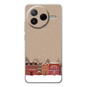 Новорічні, Святкові Чохли для Xiaomi Civi 4Pro - 2024 год (Зимове місто)
