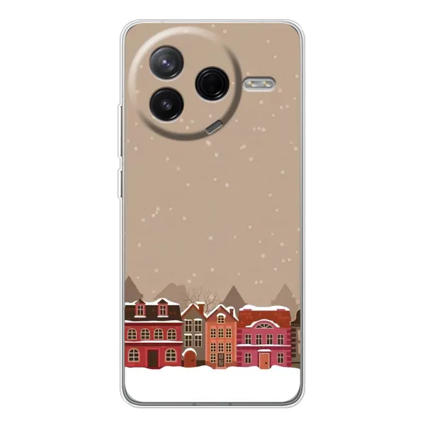 Чехол с принтом «Зимний город» для Xiaomi Civi 4Pro