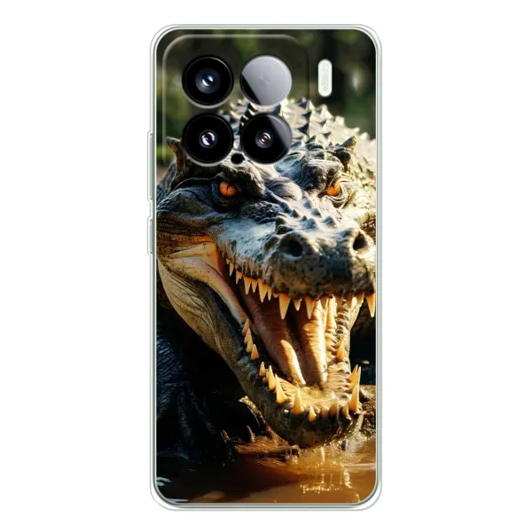 Чохол з принтом «Небезпечний крокодил» для Xiaomi Civi 5Pro