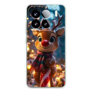 Яскравий чохол для Xiaomi Civi 5Pro з Зимові Оленята (Олень з шарфом)