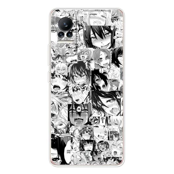 Чехол с принтом «Ahegao manga» для Xiaomi Civi Чехол с принтом «Ahegao manga» для Xiaomi Civi