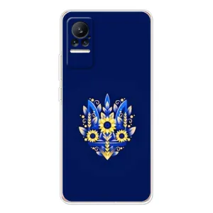 Чехлы для Xiaomi Civi  Укр. Символика (AlphaPrint) (Цветочный Герб)