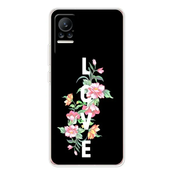 Чохол з принтом «Квіти LOVE» для Xiaomi Civi Чохол з принтом «Квіти LOVE» для Xiaomi Civi