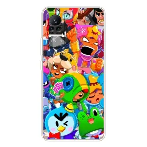 Чехол для Xiaomi Civi Бравл Старс (VPrint) (герои Бравл Старс)