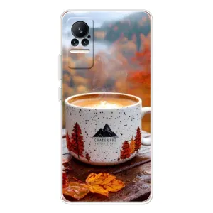 Чехол с уникальным дизайном «Осень с кофе» для Xiaomi Civi (Кофе на природе)