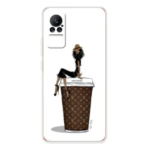 Чехлы Луи Витон для Xiaomi Civi (AlphaPrint - LOUIS VUITTON) (кофе LOUIS VUITTON)