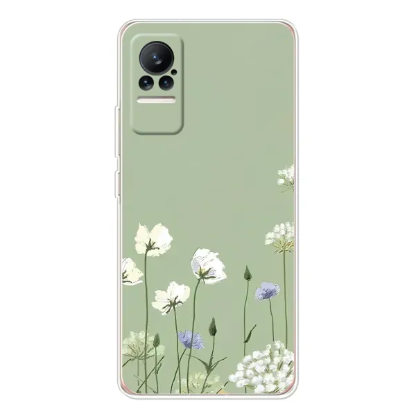 Чохол з принтом «Квіти на зеленому» для Xiaomi Civi