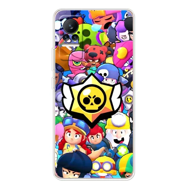 Чехол с принтом «Лого Brawl Stars» для Xiaomi Civi Чехол с принтом «Лого Brawl Stars» для Xiaomi Civi