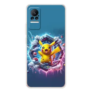Чехол с Пикачу на Xiaomi Civi (Лого Пикачу)