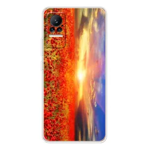 Чехол с картинкой (Стильные) для Сиви - (AlphaPrint) (Поле тюльпанов)
