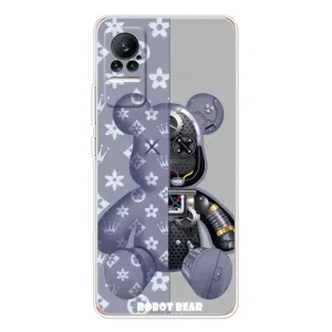 Крутые Чехлы Луи Виттон для Xiaomi Civi (AlphaPrint) (Робот Мишка)