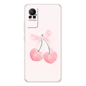 Чехол с розовым рисунком для Xiaomi Civi (Розовые вишни)
