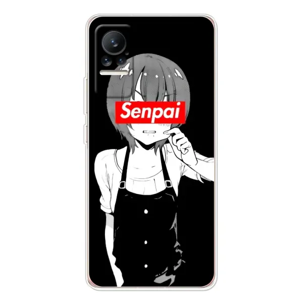 Чехол с принтом «Senpai» для Xiaomi Civi Чехол с принтом «Senpai» для Xiaomi Civi